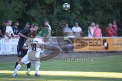 Landesliga - Saison 2026/27 - SV Manching - VFR Neuburg - Daniel Schweiger (Nr.11 - SV Manching) - Rampertshammer Daniel weiss Neuburg weiss Neuburg - Foto: Meyer Jürgen