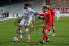 3. Liga - FSV Zwickau - FC Ingolstadt 04 - Caniggia Ginola Elva (14, FCI) Könnecke Mike (13 Zwickau) Schikora Marco (21 Zwickau)