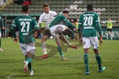 3. Liga - VfB Lübeck - FC Ingolstadt 04 - Stefan Kutschke (30, FCI) Malone Ryan (16 Lübeck)