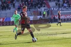 2.BL; FC Ingolstadt 04 - SV Sandhausen; Maximilian Neuberger (38, FCI) Angriff