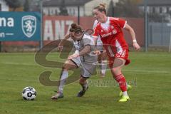 DFB -Pokal Frauen - Saison 2025/26 - FC Ingolstadt 04 Frauen - FC Bayern München - Lea Wolski (Nr.5 - FC Ingolstadt Frauen I) - Sehitler Alara rot Bayern - Foto: Meyer Jürgen