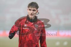 3. Liga; SSV Jahn Regensburg - FC Ingolstadt 04; vor dem Spiel Elias Decker (4, FCI)