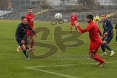 Bayernliga Süd - Saison 2021/2022 - FC Ingolstadt 04 II - TSV 1860 München II - Karaogul Ishak (#15 FCI) - Gresler Maxim #3 blau München - Foto: Meyer Jürgen