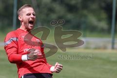 3. Liga; FC Ingolstadt 04 - Trainingslager Südtirol, Jubel Torwart Marius Funk (1, FCI)