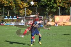 Kreisliga - Saison 2022/2023 - Türk.SV Ingolstadt - SV Menning - Ibrahim Sahin rot Türk SV - Oliver Ölze blau Menning - Foto: Meyer Jürgen