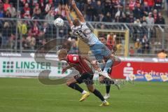 3.Liga - Saison 2022/2023 - TSV 1860 München - FC Ingolstadt 04 - Tobias Bech (Nr.11 - FCI) - Fabian Greilinger (Nr.11 - 1860 München) - - Foto: Meyer Jürgen