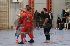 Lotto - Hallen - Bayerncup -  Saison 2022/2023 - FC Fatih Ingolstadt - SV Manching - Halbfinale -  Jubel bei Fatih die ins Finale einziehen - Foto: Meyer Jürgen