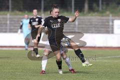 2. Fußball-Liga - Frauen - Saison 2023/2024 - FC Ingolstadt 04 - SV Meppen - Leonie Heim (Nr.9 - FCI Frauen) - Suzuki Chihiro weiss Meppen - Foto: Meyer Jürgen