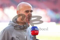 2.BL; FC Ingolstadt 04 - Holstein Kiel; Cheftrainer André Schubert (FCI) im Interview vor dem Spiel SKY