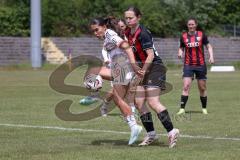 2. Bundesliga Frauen - Saison 2025/26 - FC Ingolstadt 04 Frauen - FCB München II - Katharina Reikersdorfer (Nr.20 - FC Ingolstadt Frauen I) - Rintzner Paula rot FCB  - Foto: Meyer Jürgen