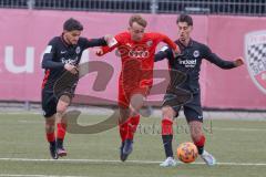 A - Junioren Bundesliga Süd/Südwest -  Saison 2021/2022 - FC Ingolstadt 04 - Eintracht Frankfurt - Riedl Fabio (#18 FCI) - Foto: Meyer Jürgen