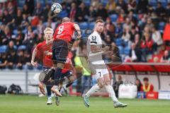 3. Liga; SpVgg Unterhaching - FC Ingolstadt 04; Jannik Mause (7, FCI) Stiefler Manuel (8 SpVgg) Schifferl Raphael (37 SpVgg)