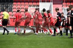 Im Bild: Die Spier des FCI feiern den Ausgleich

Fussball - B-Junioren - Relegation 2021  - FC Ingolstadt 04 - SSV Jahn Regensburg -  Foto: Ralf Lüger/rsp-sport.de