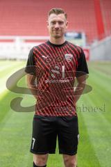 Jannik Mause (7, FCI) ; FC Ingolstadt 04;
3.Liga, Porträttermin 2023/2024