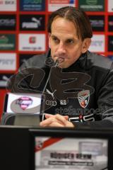 2.BL; FC Ingolstadt 04 - Training, neuer Cheftrainer Rüdiger Rehm, Pressekonferenz, Cheftrainer Rüdiger Rehm (FCI)