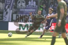 3. Liga; Erzgebirge Aue - FC Ingolstadt 04; David Kopacz (29, FCI) Pepic Mirnes (10 Aue)