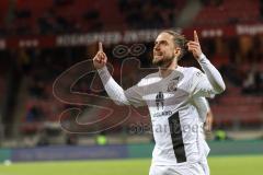 2.BL; 1. FC Nürnberg - FC Ingolstadt 04; Tor Jubel Treffer 0:5 Valmir Sulejmani (33, FCI)