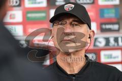 3. Liga; FC Ingolstadt 04 - MSV Duisburg; vor dem Spiel Interview Cheftrainer Achim Beierlorzer (FCI)