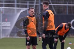 2.BL; FC Ingolstadt 04 - Trainingsstart nach Winterpause, Neuzugänge, Florian Pick (FCI) Stefan Kutschke (30, FCI) im Gespräch