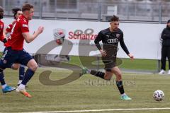 Bayernliga Süd - Saison 2021/2022 - FC Ingolstadt 04 II -  SpVgg Unterhaching - Arian Llugiqi #9 FCI - Foto: Meyer Jürgen