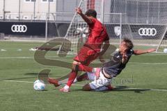 * Testspiel - Saison 2025/26 - FC Ingolstadt 04 - FSV Zwickau - Yann Sturm (Nr.7 - FC Ingolstadt 04) - Jonas Dittrich (Nr.17 - FSV Zwickau) - Foto: Meyer Jürgen