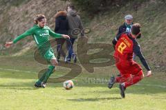 Bezirksliga OBB - Saison 2021/22 -  SV Kasing - Jetzendorf - Der 0:2 Führungstreffer durch Stefan Nefzger grün Jetzendorf - Max Heisler rot Kasing - Jubel - Foto: Meyer Jürgen