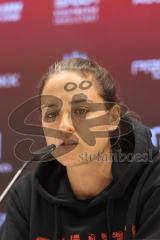 3. Liga; FC Ingolstadt 04 - Arminia Bielefeld; 0:3 Interview Pressekonferenz Cheftrainerin Sabrina Wittmann (FCI)