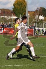 Kreisliga - Saison 2022/2023 - TSV Gaimersheim - FC Hitzhofen/Oberzell - Jan Witek weiss Gaimersheim - Manuel Furino gelb Hitzhofen - Foto: Meyer Jürgen