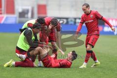 3. Liga; FC Ingolstadt 04 - SV Waldhof Mannheim; Tor Jubel Treffer Emre Gül (5, FCI) 3:0 Mattis Hoppe (2, FCI) Ognjen Drakulic (30, FCI) Georgios Antzoulas (6, FCI)