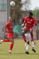 Bayernliga Nord - Saison 2023/24 - FC Ingolstadt 04 II - TSV Abtswind - Michael Udebuluzor (Nr.11 - FCI) - Tuda Jayson #12 weiss Abtswind - Foto: Meyer Jürgen