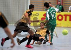 Fußball-Hallenmeisterschaft Kreis Donau/Isar in Manching - FC Gerolfing gegen FC Grün-Weiss