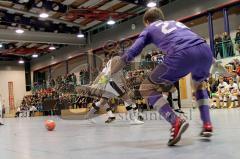 Futsalturnier in Manching - Endspiel Tus Geretsried - SV Erlbach -  Klaus Malek #22 (Erlbach) - Foto: Jürgen Meyer