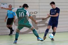 Fußball Hallenkreismeisterschaft 2013 in Geisenfeld - SV Manching - SV Geroldshausen - rechts (SVM)