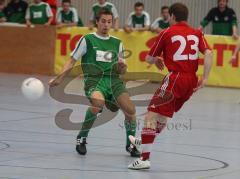 Manching - Oberbayerische Hallenmeisterschaft 2010 - Sieger FC Unterföhring - Vorrundenspiel SV Manching gegen SV Erlbach, einziger Sieg von Manching - 4:3 - 2-facher Torschütze Markus Bauer