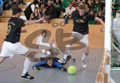 Obb. Hallenmeisterschaft 2011 - Manching - FC Schweitenkirchen gegen FC Neuhadern - Tor für Schweitenkirchen