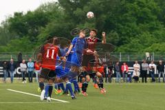 A-Junioren Bayernliga U19 - FC Ingolstadt 04 - FC Deisenhofen - Thomas Blomeyer beim Kopfball  - Foto: Adalbert Michalik