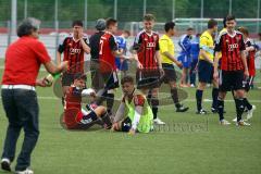 A-Junioren Bayernliga U19 - FC Ingolstadt 04 - FC Deisenhofen - Gemeinsamer Jubel nach Abpfiff - Foto: Adalbert Michalik