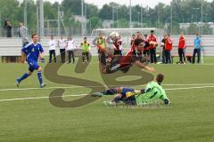 A-Junioren Bayernliga U19 - FC Ingolstadt 04 - FC Deisenhofen - Darius Jalinous im  Zweikampf - Foto: Adalbert Michalik