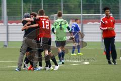 A-Junioren Bayernliga U19 - FC Ingolstadt 04 - FC Deisenhofen - Glerdis Ahmeti jubelt im Pulk - Foto: Adalbert Michalik