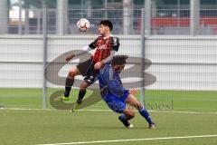 A-Junioren Bayernliga U19 - FC Ingolstadt 04 - FC Deisenhofen - Marcel Schiller im defensiven Zweikampf  - Foto: Adalbert Michalik