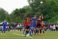 A-Junioren Bayernliga U19 - FC Ingolstadt 04 - FC Deisenhofen - Thomas Blomeyer beim Kopfball  - Foto: Adalbert Michalik