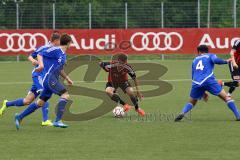A-Junioren Bayernliga U19 - FC Ingolstadt 04 - FC Deisenhofen - Darius Jalinous im  Zweikampf - Foto: Adalbert Michalik