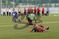 A-Junioren Bayernliga U19 - FC Ingolstadt 04 - FC Deisenhofen - Darius Jalinous im  Zweikampf - Foto: Adalbert Michalik