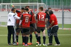 A-Junioren Bayernliga U19 - FC Ingolstadt 04 - FC Deisenhofen - Gemeinsamer Jubel nach Abpfiff - Foto: Adalbert Michalik