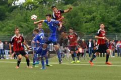 A-Junioren Bayernliga U19 - FC Ingolstadt 04 - FC Deisenhofen - Edin Radoncic beim Kopfballduell - Foto: Adalbert Michalik