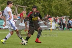 401 Kreisliga 1 - SV Kasing - DJK Ingolstadt - Benjamin Graßl #13 weiss DJK - Fabian Reichenberger #8 schwarz Kasing - Foto: Jürgen Meyer