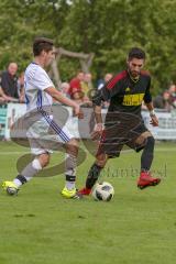 401 Kreisliga 1 - SV Kasing - DJK Ingolstadt - Benjamin Graßl #13 weiss DJK - Fabian Reichenberger #8 schwarz Kasing - Foto: Jürgen Meyer