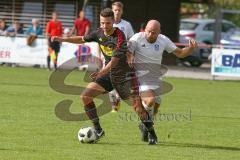 401 Kreisliga 1 - SV Kasing - DJK Ingolstadt - Christoph Noll #11 schwarz Kasing - Sebastian Geißler #4 weiss DJK - Foto: Jürgen Meyer