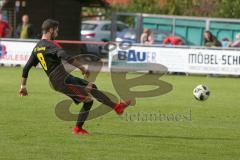 401 Kreisliga 1 - SV Kasing - DJK Ingolstadt - Fabian Reichenberger #8 Kasing trifft per Freistoss zum 1:1 Ausgleichstreffer - jubel -  Foto: Jürgen Meyer