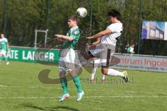 Landesliga Südost - 2014 - FC Gerolfing - TSV Eching - links Kopfball Thomas Berger (FCG)